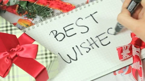 Best Wishes Stock Footage 10578436