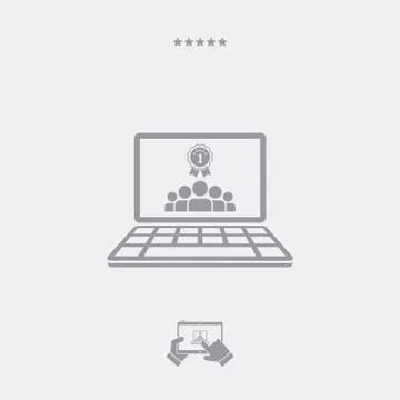 Best working team icon Stock Illustration