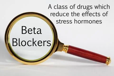 Beta blockers concept Stock Illustration