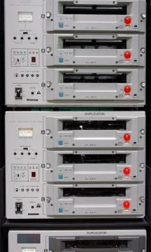 Beta cam cassette duplicator Stock Photos