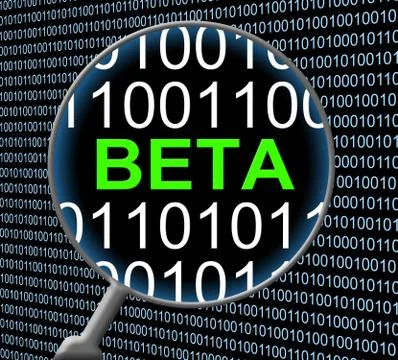  Beta Program Indicating Digital Trial And Shareware Stock Illustration