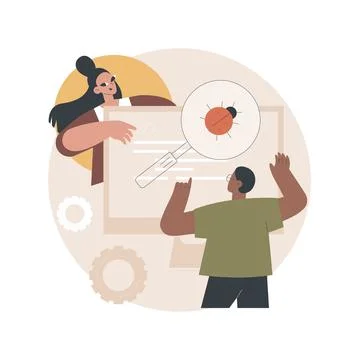 Beta testing abstract concept vector illustration. Stock Illustration