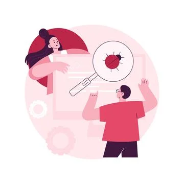 Beta testing abstract concept vector illustration. イラスト素材