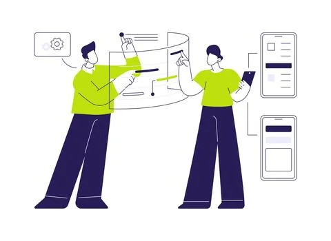 Beta testing abstract concept vector illustration. Stock Illustration