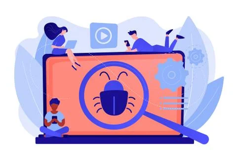 Beta testing concept vector illustration. Stock Illustration