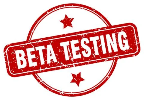 Beta testing sign Illustrazione stock