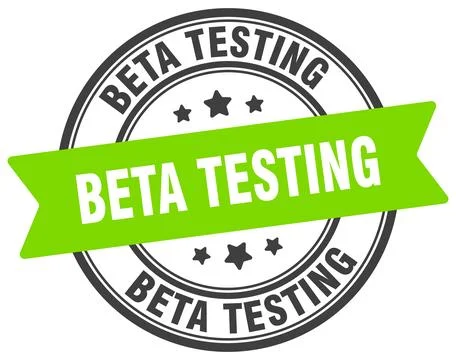 Beta testing stamp. beta testing label on transparent background. round sign Stock Illustration