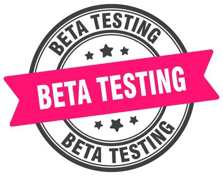 Beta testing stamp. beta testing label on transparent background. round sign Stock Illustration