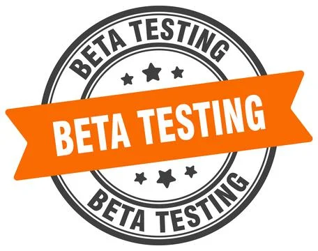Beta testing stamp. beta testing label on transparent background. round sign Stock Illustration