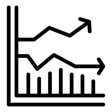 Beta version analysis icon outline vector. Launching trial website report Illustrazione stock