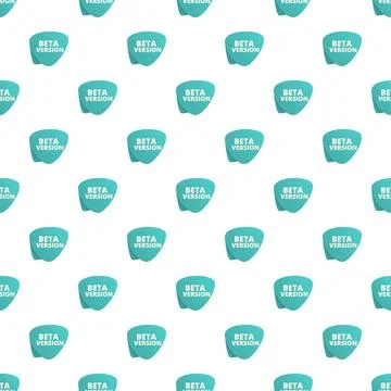 Beta version concept pattern for software development Illustrazione stock