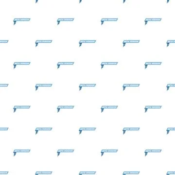 Beta version software development ribbon pattern background Stock-Illustration