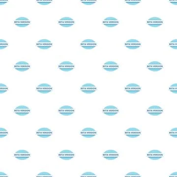 Beta version software development testing label pattern background 스톡 일러스트