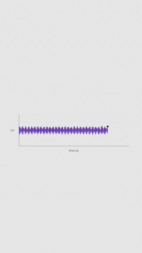 Beta Waves Clean No Text EEG Brain Wave Alpha 4K Vertical 9x16 Light Видео 339493974