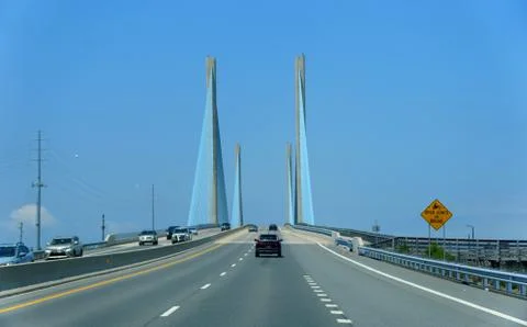Bethany Beach, Delaware, U.S.A - July 4, 2020 - The view of the light traffic Stock Photos