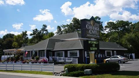 Bethany Beach, Delaware, U.S.A - Sept 7, 2026 - The Cottage Cafe, a rustic .. Stock Photos