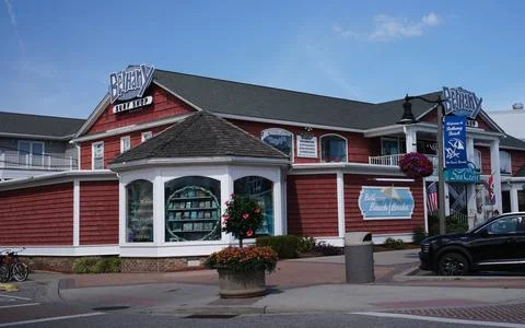 Bethany Beach, Delaware, U.S.A - Sept 8, 2026 - Bethany Surf Shop and Betha.. Stock Photos