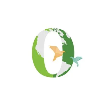 A better climate change logo Stock Illustration