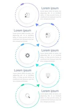 Better company indicators infographic chart design template 스톡 일러스트