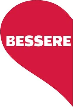 Better half - left side of heart german Stock Illustration