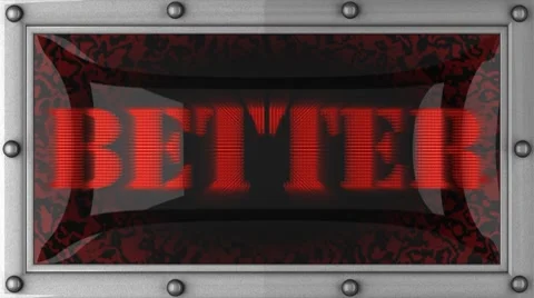 Better on led Vídeos de archivo 8666483