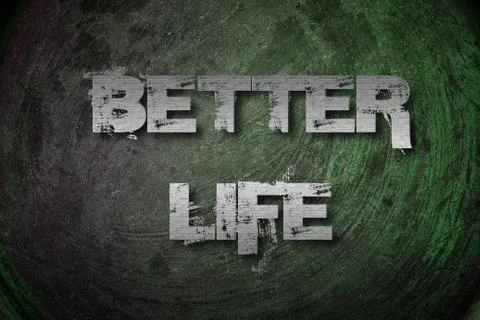 Better life concept Stock Illustration