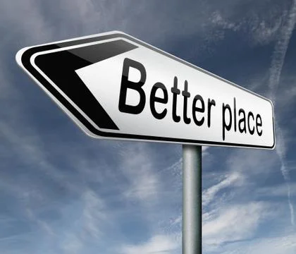 Better place Illustrazione stock