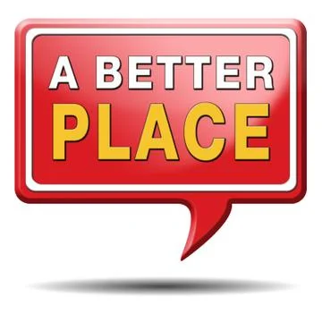 A better place Stock Illustration
