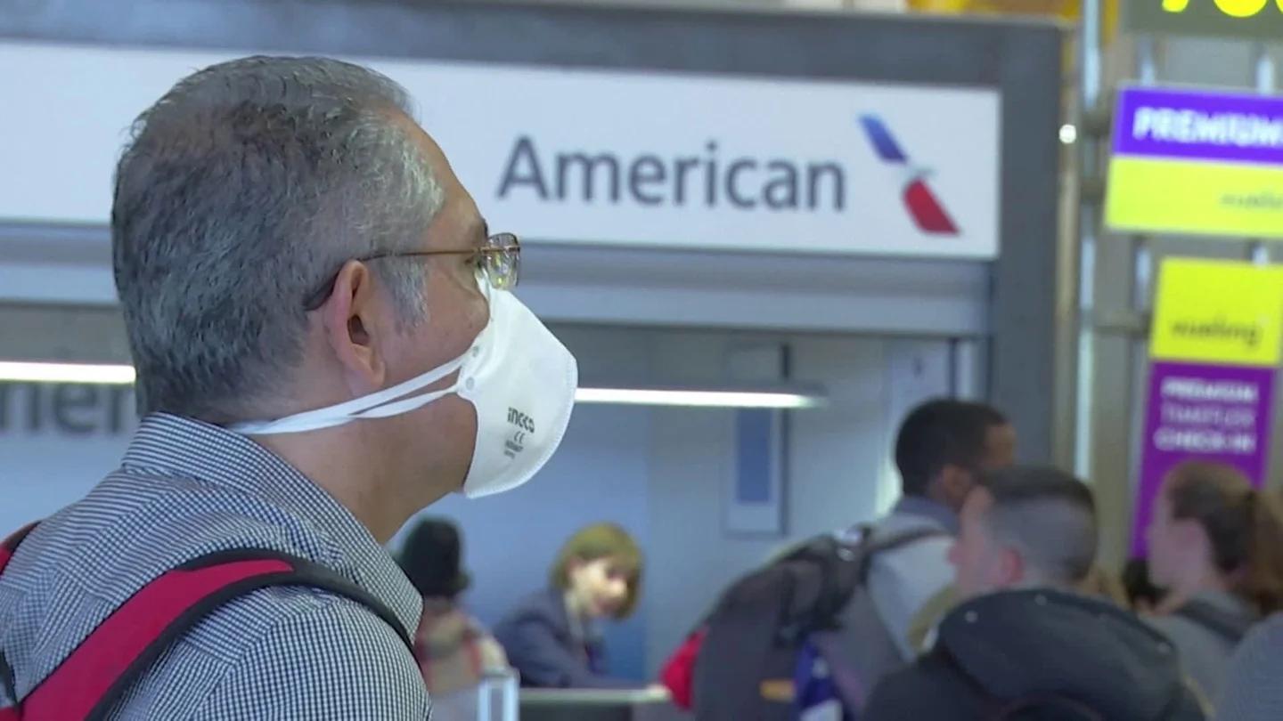 &Quot;Better To Return Home Before I'm Stuck In Quarantine&Quot;, Us Resident At Mad... Stock Footage