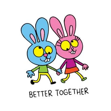 Better together Stock-Illustration