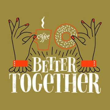 Better together Stock Illustration