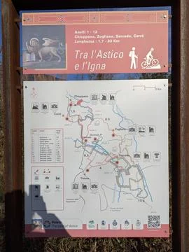 Between the Astico and the Igna Fotos de archivo