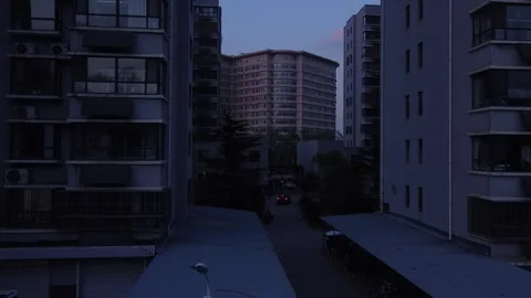 Between Buildings Stock Footage 247363412