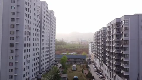 Between Buildings002 Stock Footage 247363502