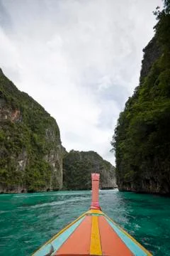 Between cliffs Stock Photos