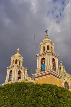 Between Clouds and Stone: The Charm of the Sanctuary of Our Lady of Remedies Stock Photos