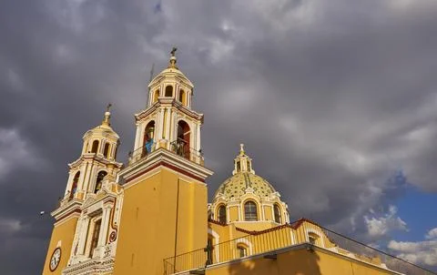 Between Clouds and Stone: The Charm of the Sanctuary of Our Lady of Remedies 스톡 사진