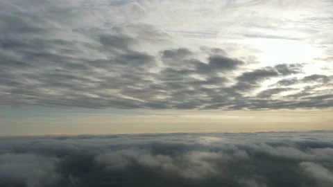 Between the Clouds Stock Footage 166803197