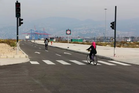 Between Lights Stock Photos