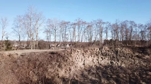 Between the quarry and the river Western Dvina Stock Footage 105155107
