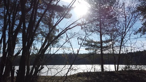Between the quarry and the river Western Dvina Stock Footage 105217538