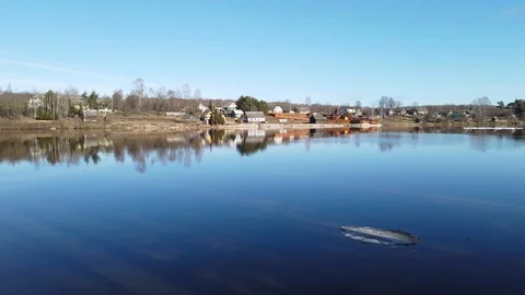 Between the quarry and the river Western Dvina Stock Footage 105218814