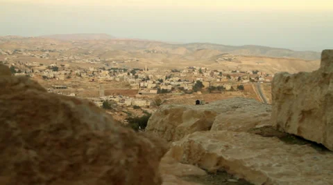 Between The Rocks Slide Stock Footage 37090217