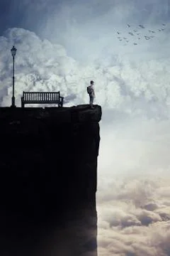 Between the skies Stock Photos