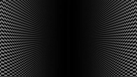 Between Two Vertical Checked Planes Tall Room Dark Mask Video stock 153945631