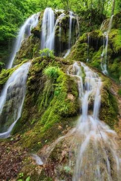 Beusnita Waterfall, Romania Stock Photos