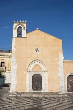 Beutiful ancient hurch in Taormina Foto stock