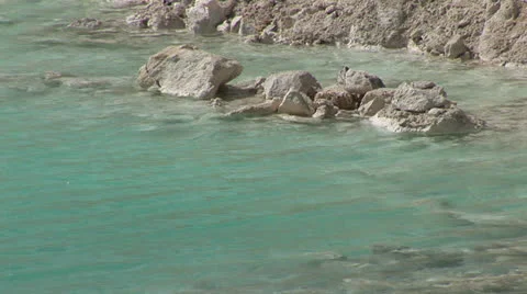 Beutiful blue water Stock Footage 22514663