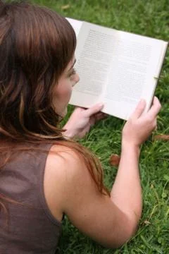 Beutiful Book Reader Stock Photos