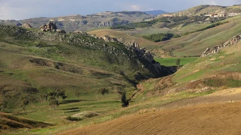 Beutiful landscape in the med Stock Footage 108634609